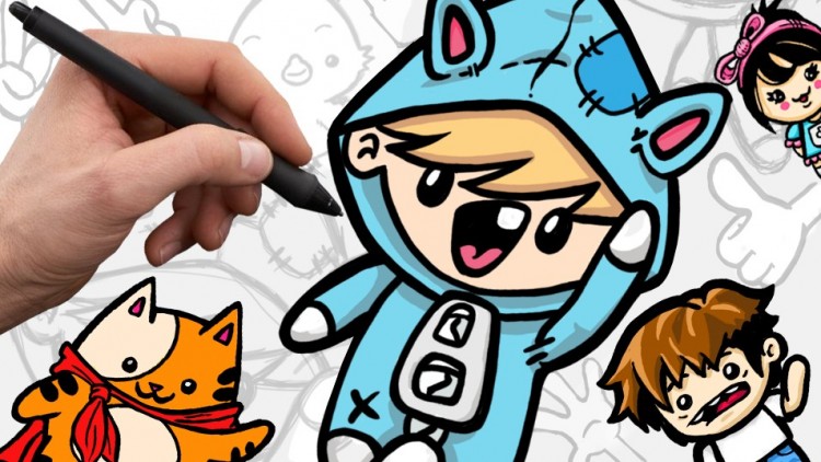 750x422 How To Draw Cute Cartoon Characters