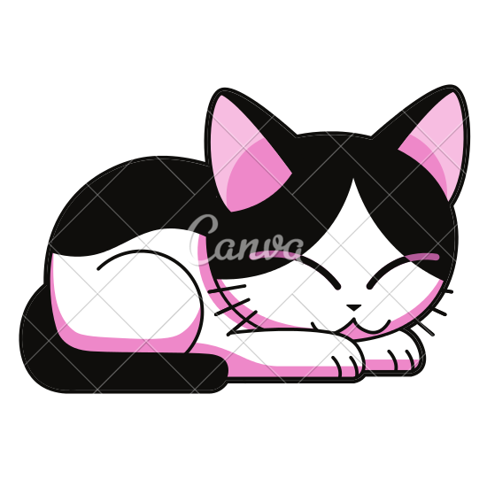 550x550 Cartoon Cute Cat