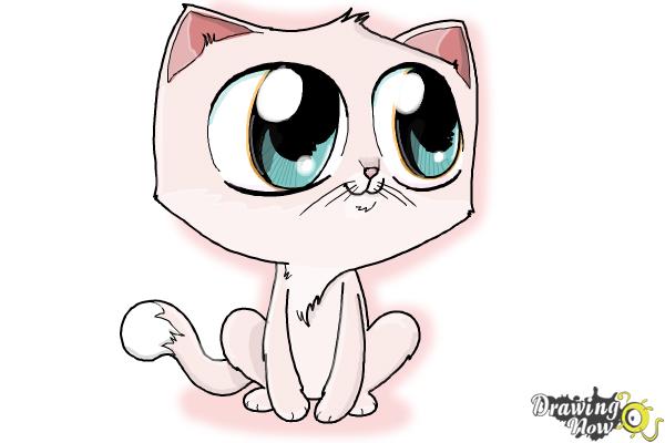 600x400 How To Draw A Cute Cat