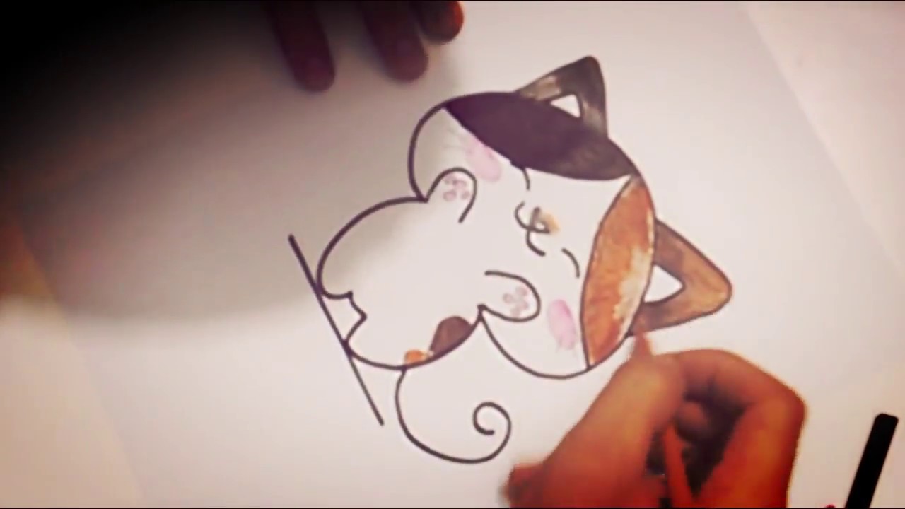 1280x720 How To Draw A Cute Cat For Kids