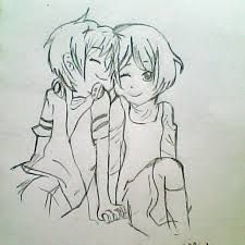 225x225 Resultado De Imagen De Cute Chibi Couple Hugging Drawing Animes