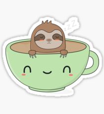 210x230 Cute Cartoon Coffee Mug T Shirt Drawing Stickers Redbubble