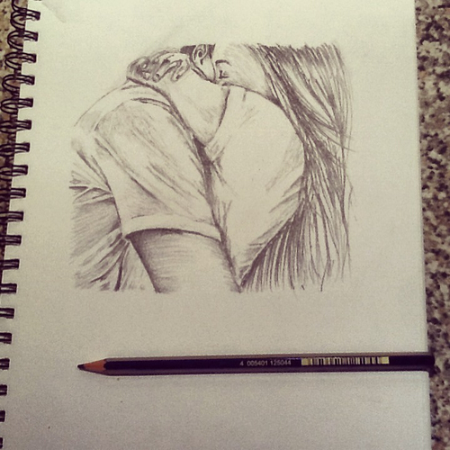 500x500 Cute Couple Drawing Ideas Tumblr