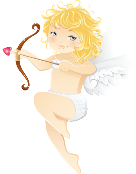 469x600 Cute Cupid Angel Free Png Clipart Anjinhos Cupid