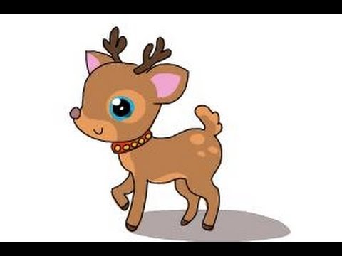 480x360 How To Draw A Deer For Kids