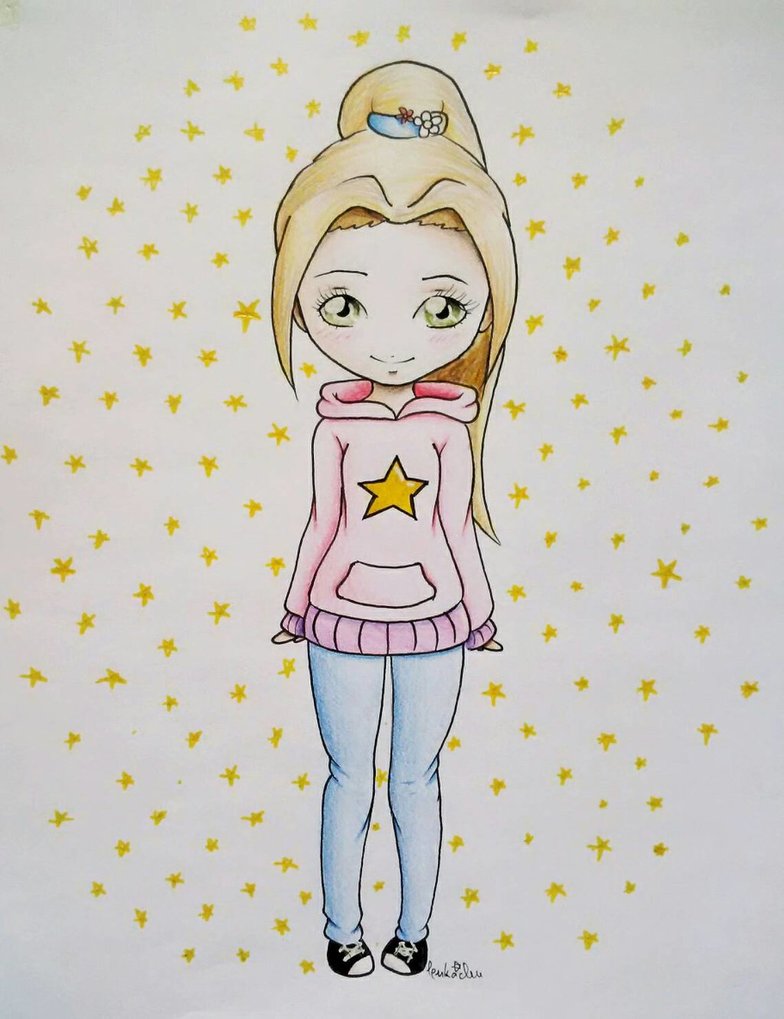 784x1019 Cute Chibi Girl By Cute Devil Lele