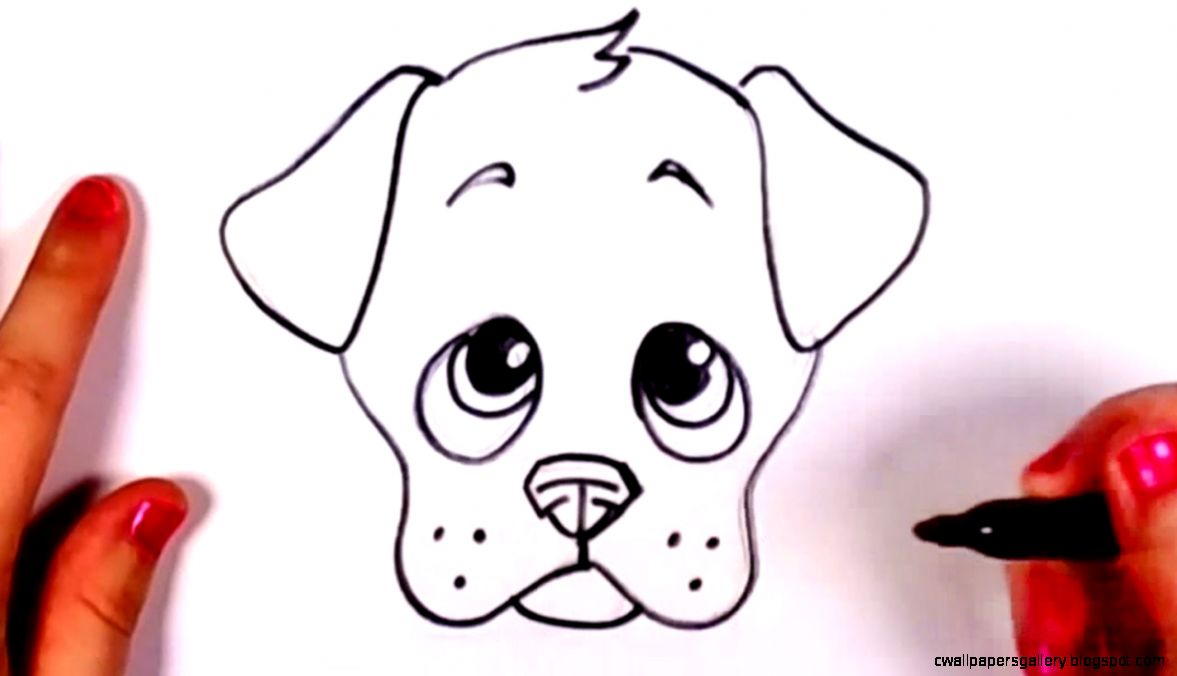 1177x676 Cute Dog Face Drawing Wallpapers Gallery