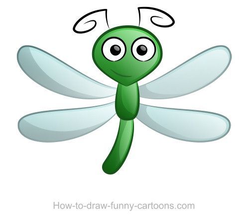 498x445 Cute And Tiny Little Dragonfly Cartoon. 1165 Dragon Flies