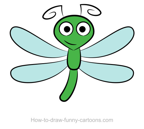 498x445 Dragonfly Drawings Cartoons Dragonflies, Drawings