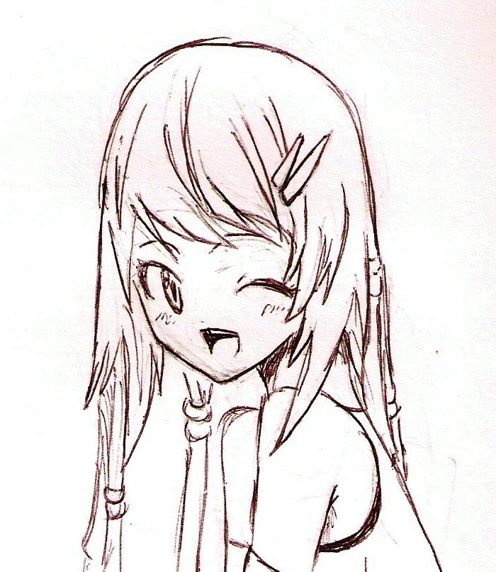 700x807 Cute Anime Girl Oc By Dinamplified