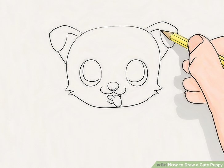 728x546 Photos Cute Sketches Of Puppies,