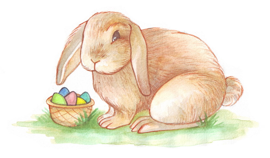 912x535 3 Ways To Draw The Easter Bunny
