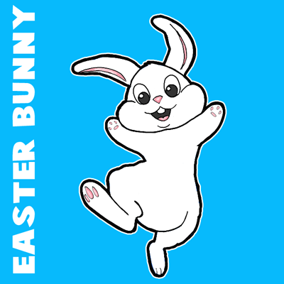 400x400 How To Draw The Easter Bunny Step By Step Drawing Tutorial