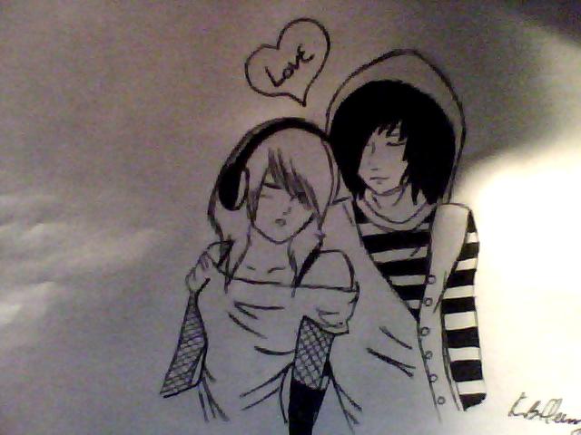 640x480 Emo Couple By Akbfleming