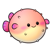 220x220 Pufferfishee Animal Clips Kawaii, Draw And Doodles