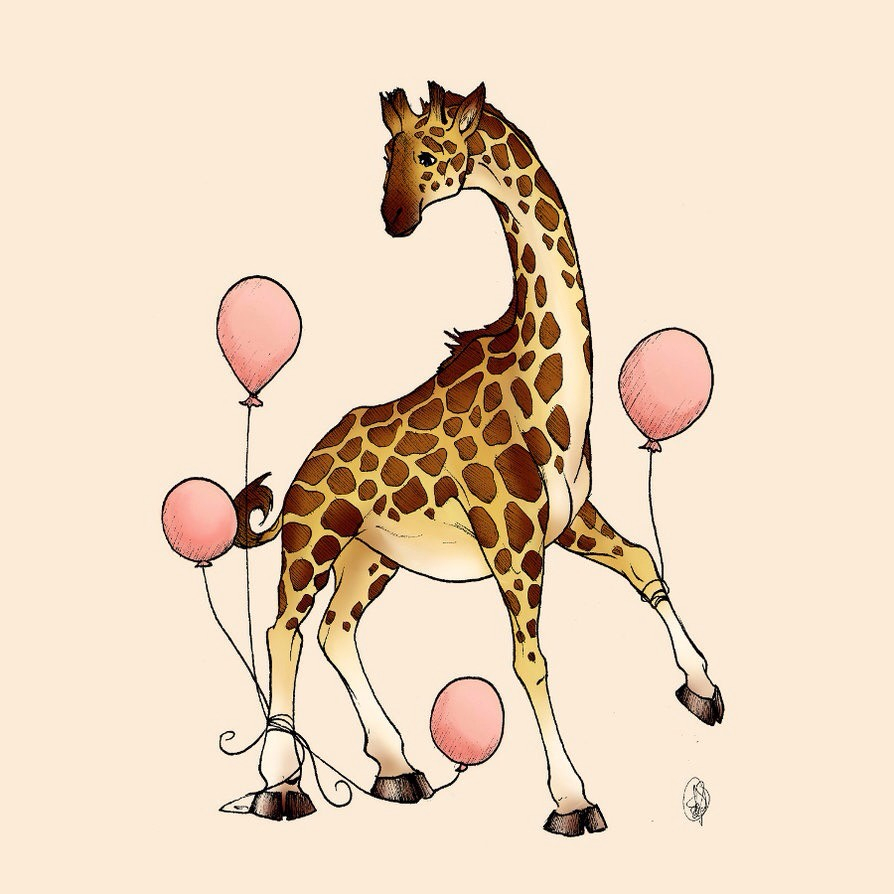 894x894 Cute Giraffe Drawing Tumblr Musely