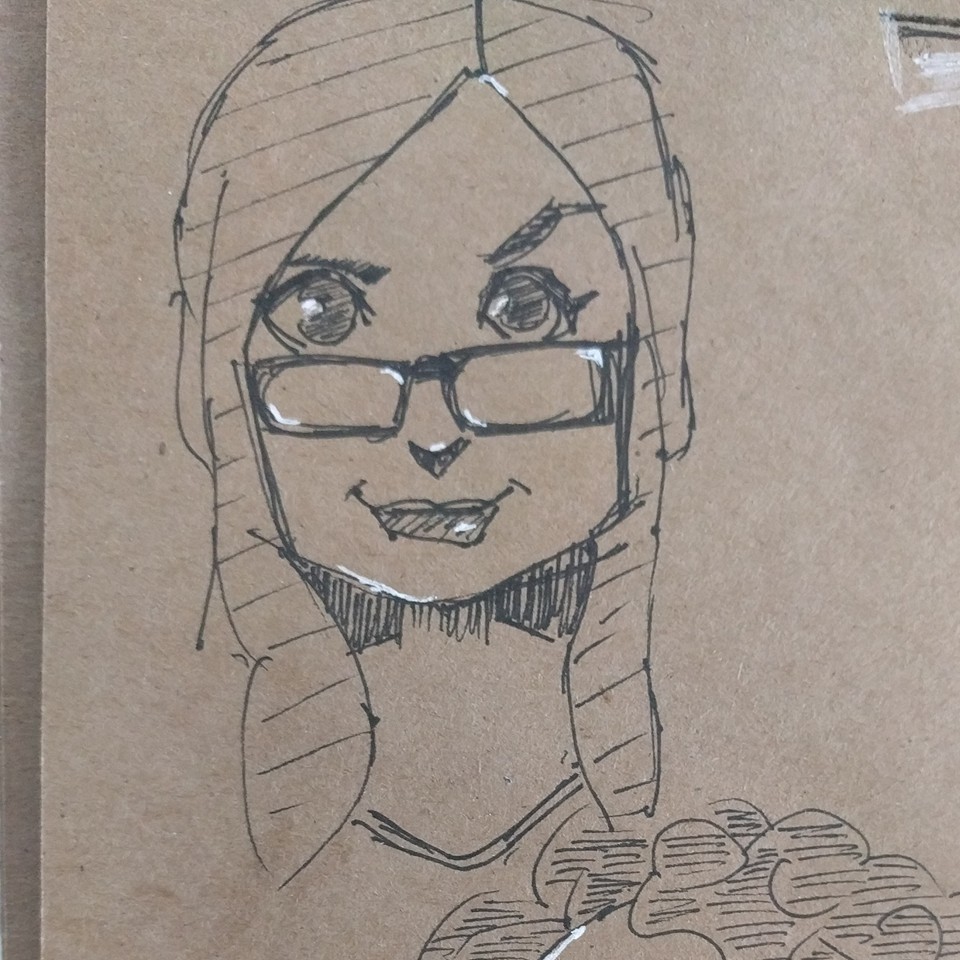 960x960 Cute Girl Drawing By Fserb