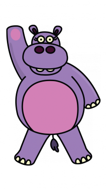 215x382 How To Draw A Cute Hippo, Easy Step By Step Drawing Tutorial