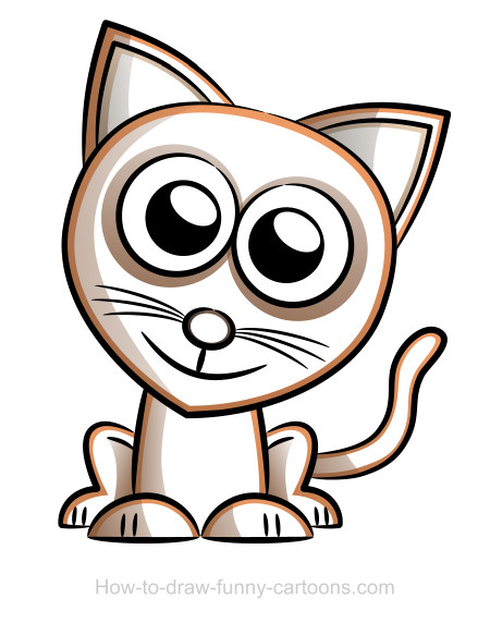 450x572 Kitten Drawings (Sketching + Vector)