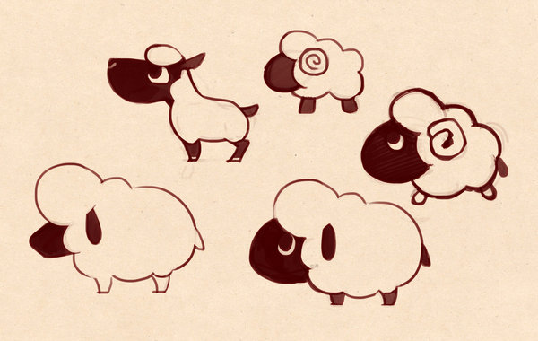 600x380 Lamb Sketch By Kukon