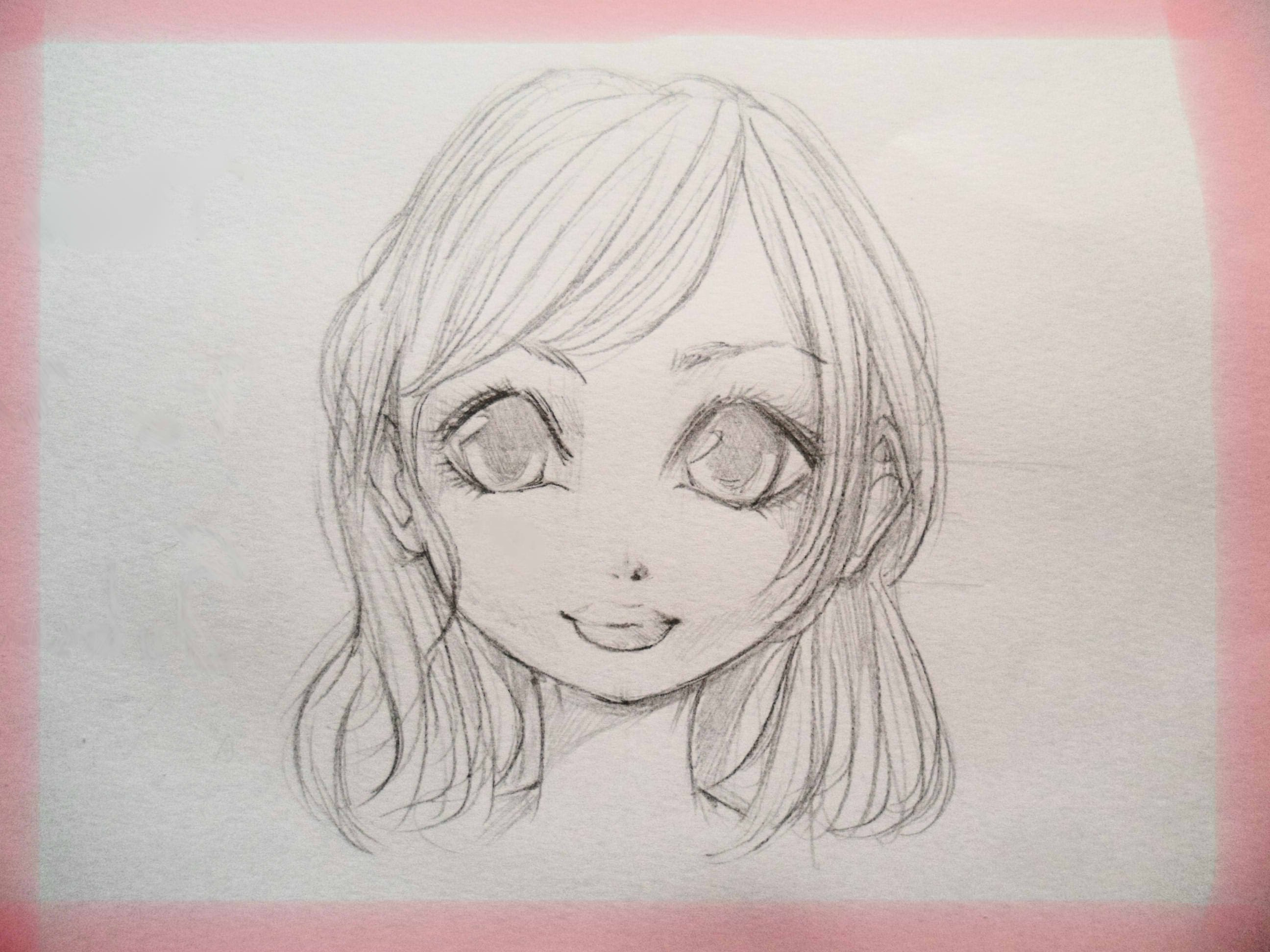 2592x1944 Drawing Images Of Cute Girl Face How To Draw A Cute Manga Girl