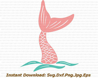 340x270 Mermaid Tail Svg Etsy