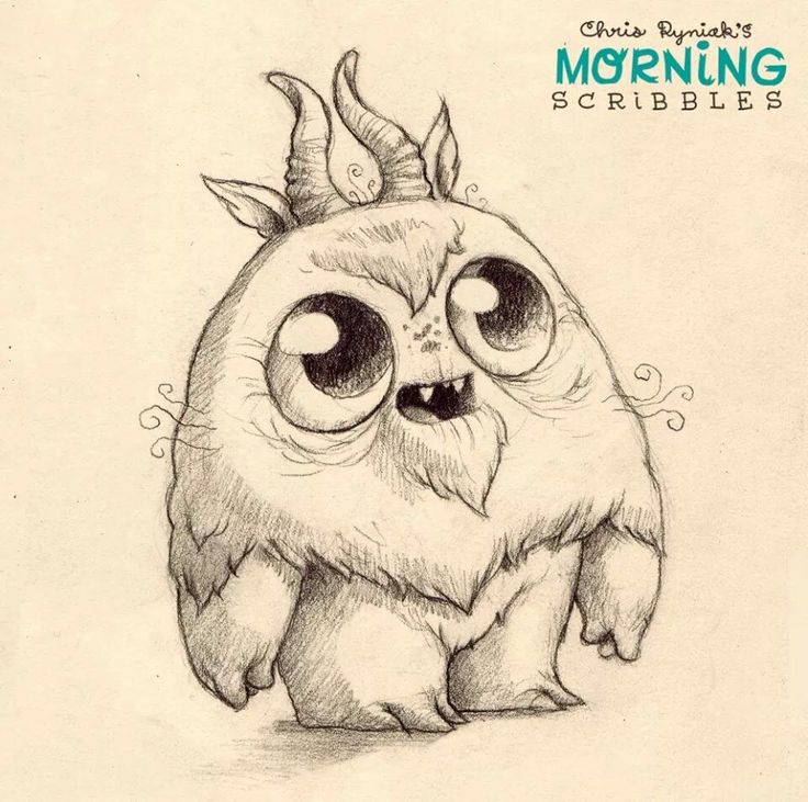 Cute Monsters Drawing at GetDrawings | Free download