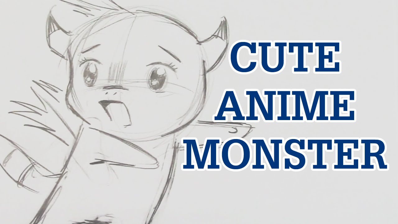 1280x720 How To Draw A Cute Anime Monster