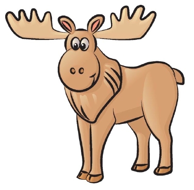 400x391 How To Draw A Moose In 5 Steps Draw Animals, Moose And Animal