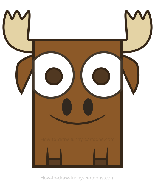 520x635 Moose Clipart