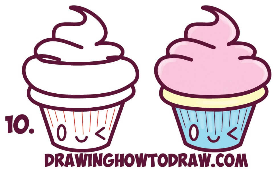 969x606 Cupcake How To Draw