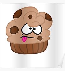 210x230 Cute Muffin Drawing Posters Redbubble