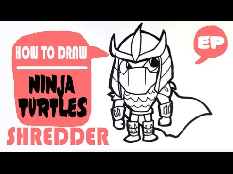 480x360 How To Draw A Cute Shredder From Ninja Turtles