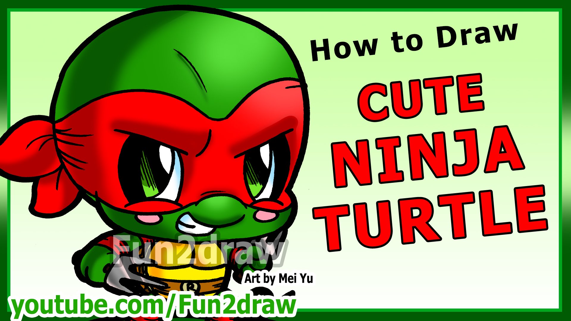 1920x1080 Learn To Draw A Ninja Turtle
