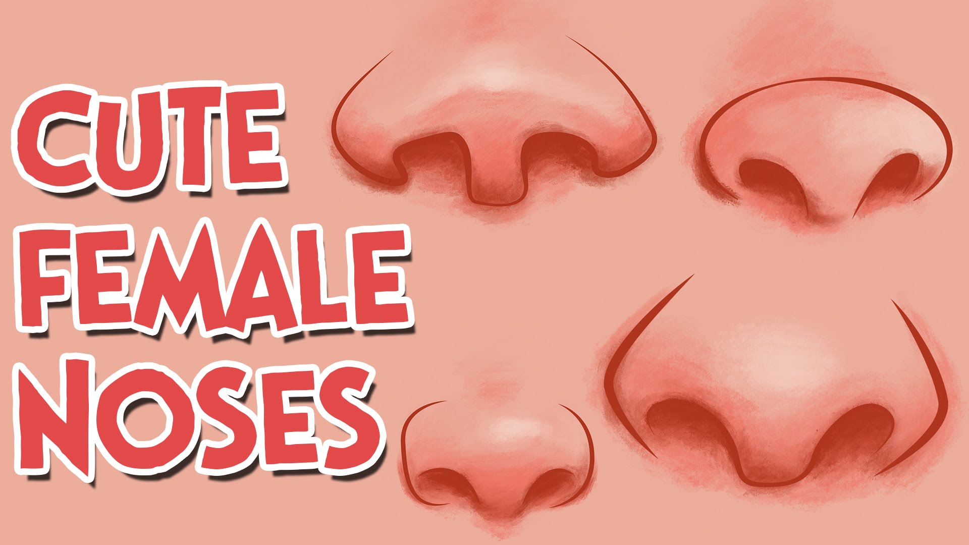 1920x1080 How To Draw Cute Girl Cartoon Noses