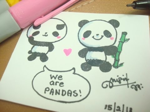 480x360 How To Draw A Cute Panda )