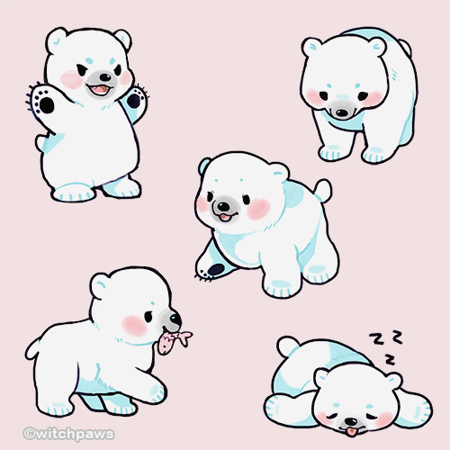 Cute Polar Bear Drawing at GetDrawings | Free download