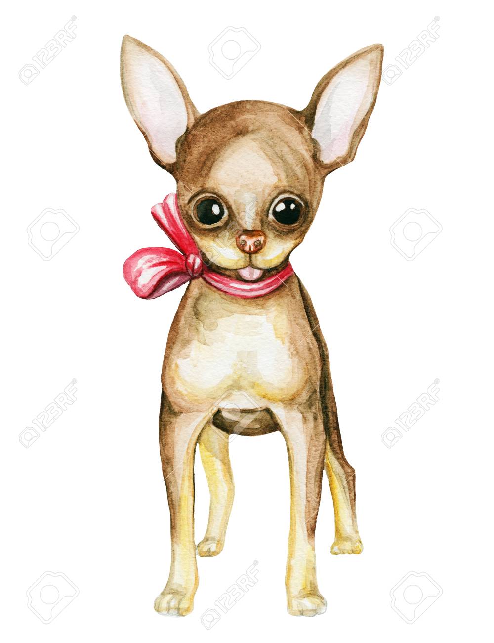 1000x1300 Watercolor Illustration With A Cute Puppy. Sketch, Drawing By