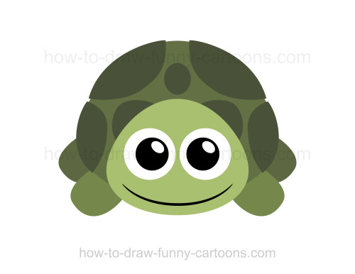 500x386 How To Draw A Turtle