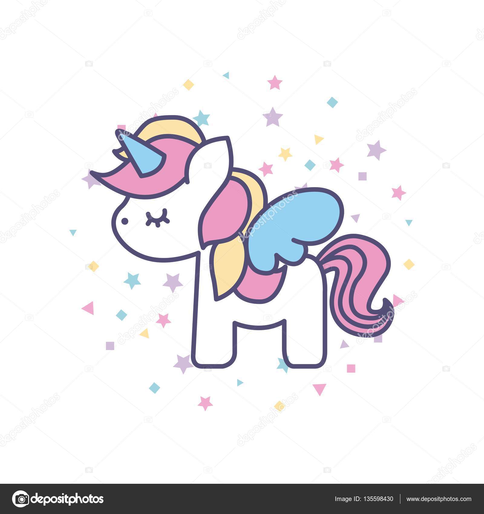 cute unicorn drawing at getdrawingscom free for