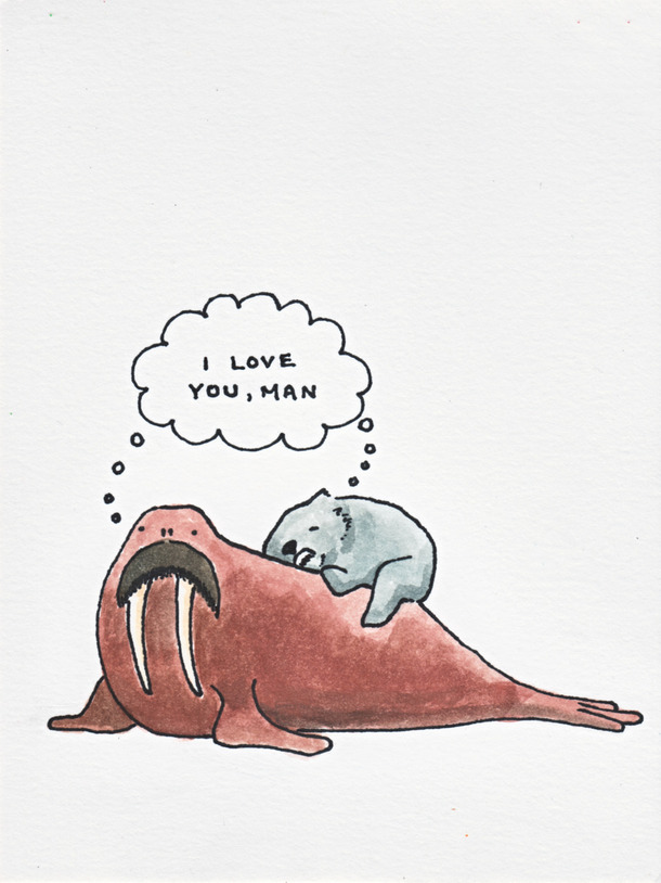 610x814 Cute, Friend, Friends, Illustration, Love