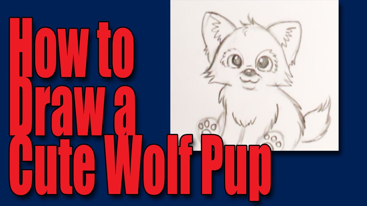 1280x720 How To Draw A Cartoon Wolfpup