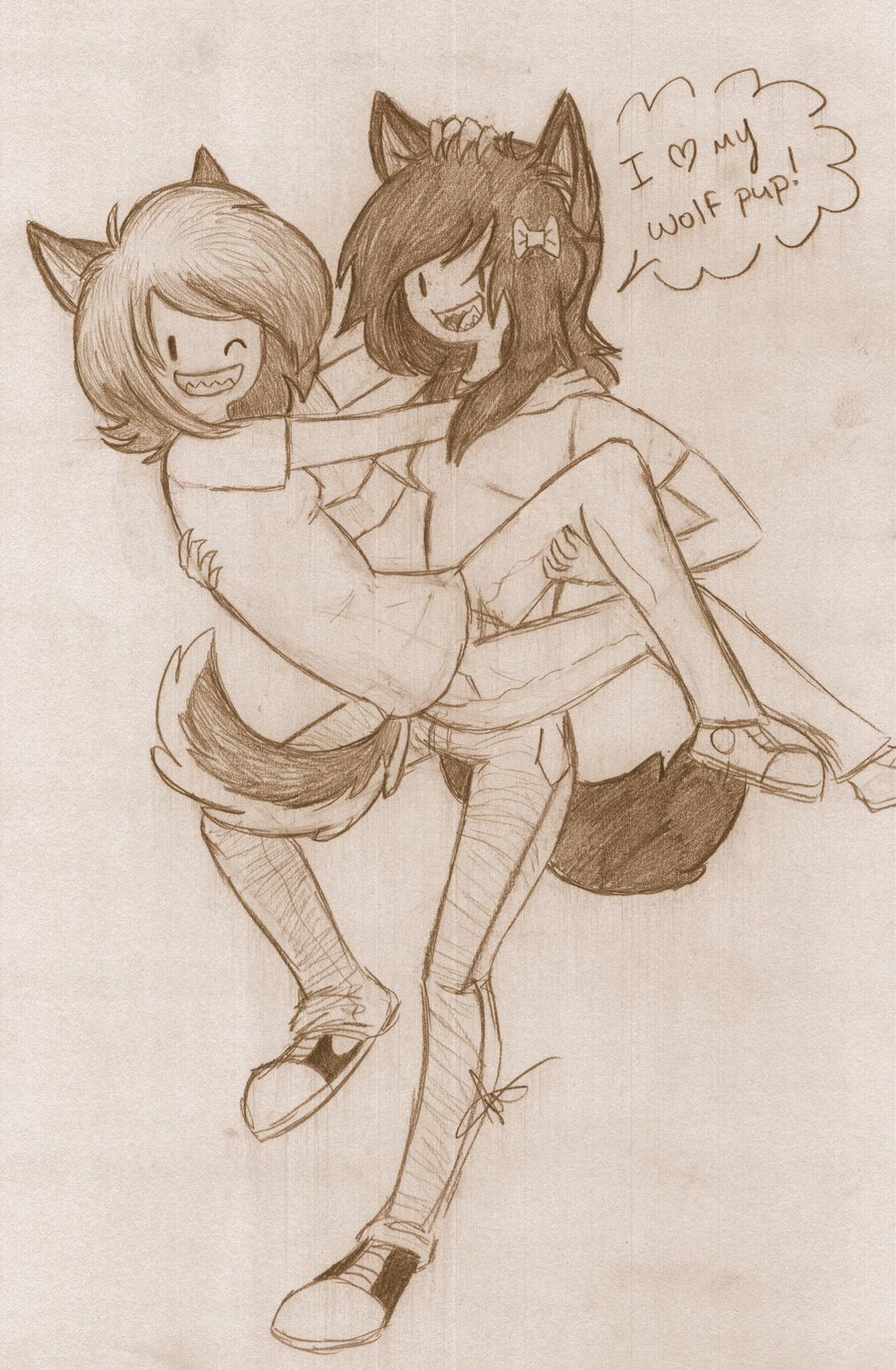 900x1376 My Wolf Pup By Curiousinferno