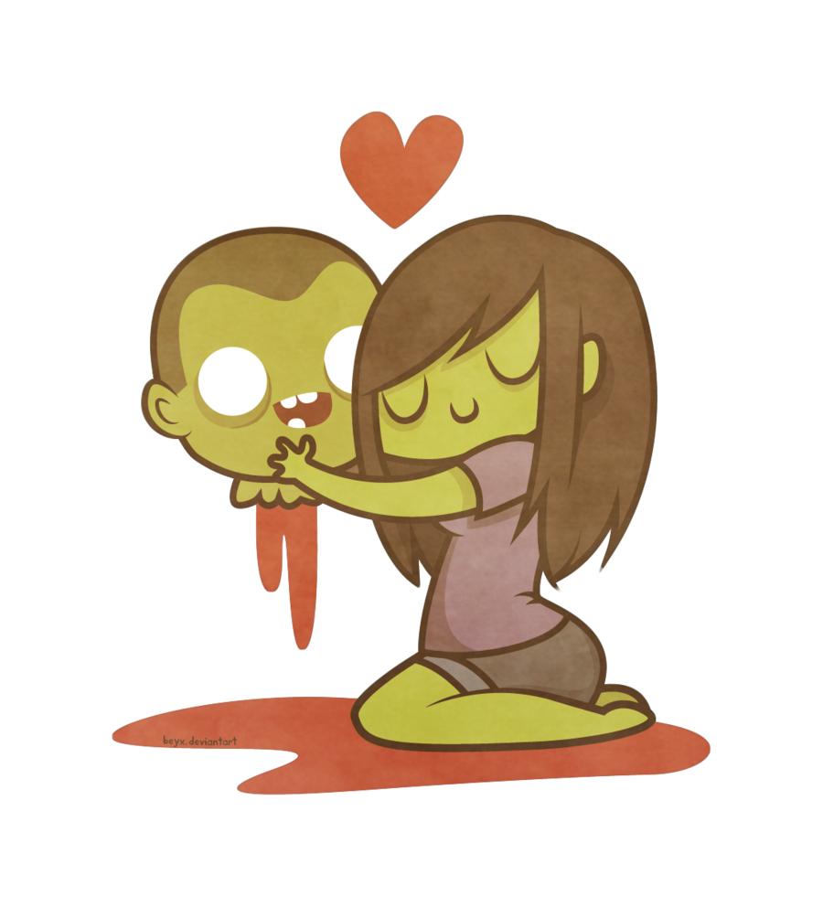 900x992 I'Ll Love You Forever. And Ever. Zombie Love By Beyx