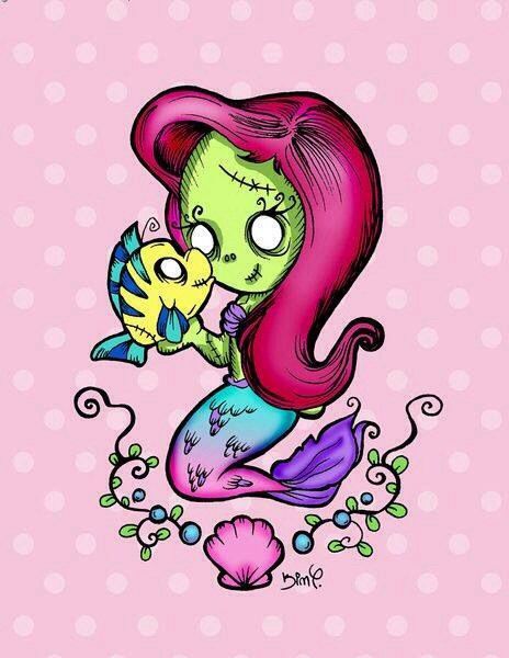 464x600 Sketches Of Cute Zombies