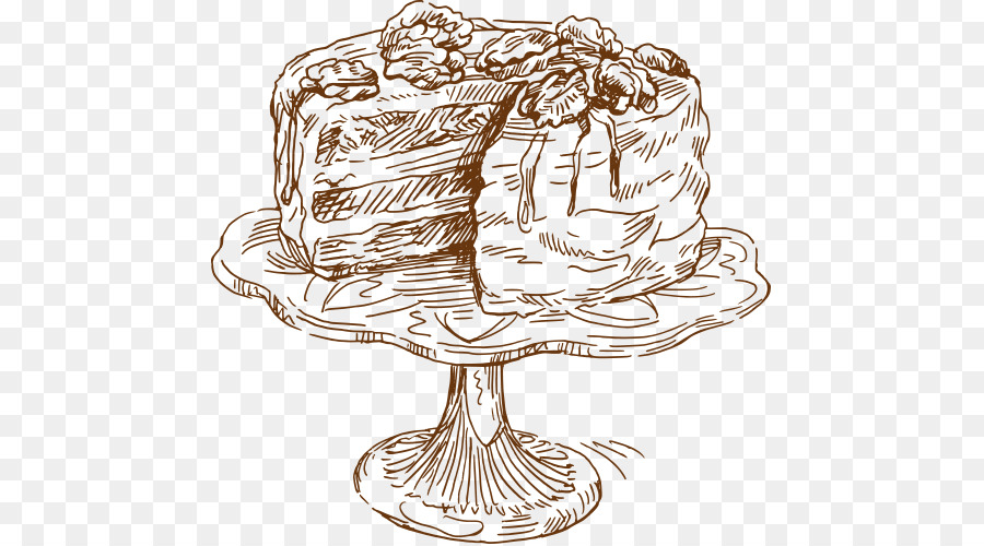 900x500 Coffee Cake Drawing Food