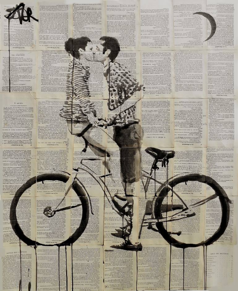 770x941 Saatchi Art Love Cycle Drawing By Loui Jover