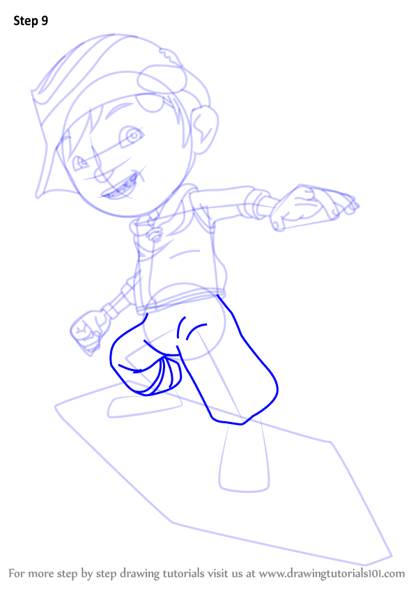 600x846 Learn How To Draw Boboiboy Cyclone From Boboiboy (Boboiboy) Step