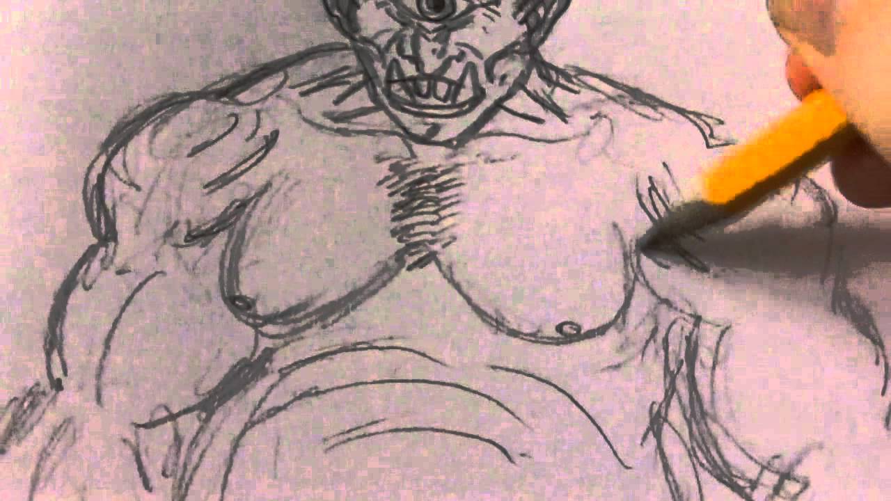1280x720 How To Draw A Cyclops Creature Drawing
