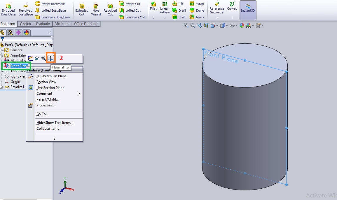 1155x686 How To Use Solidworks Revolved Cut Feature